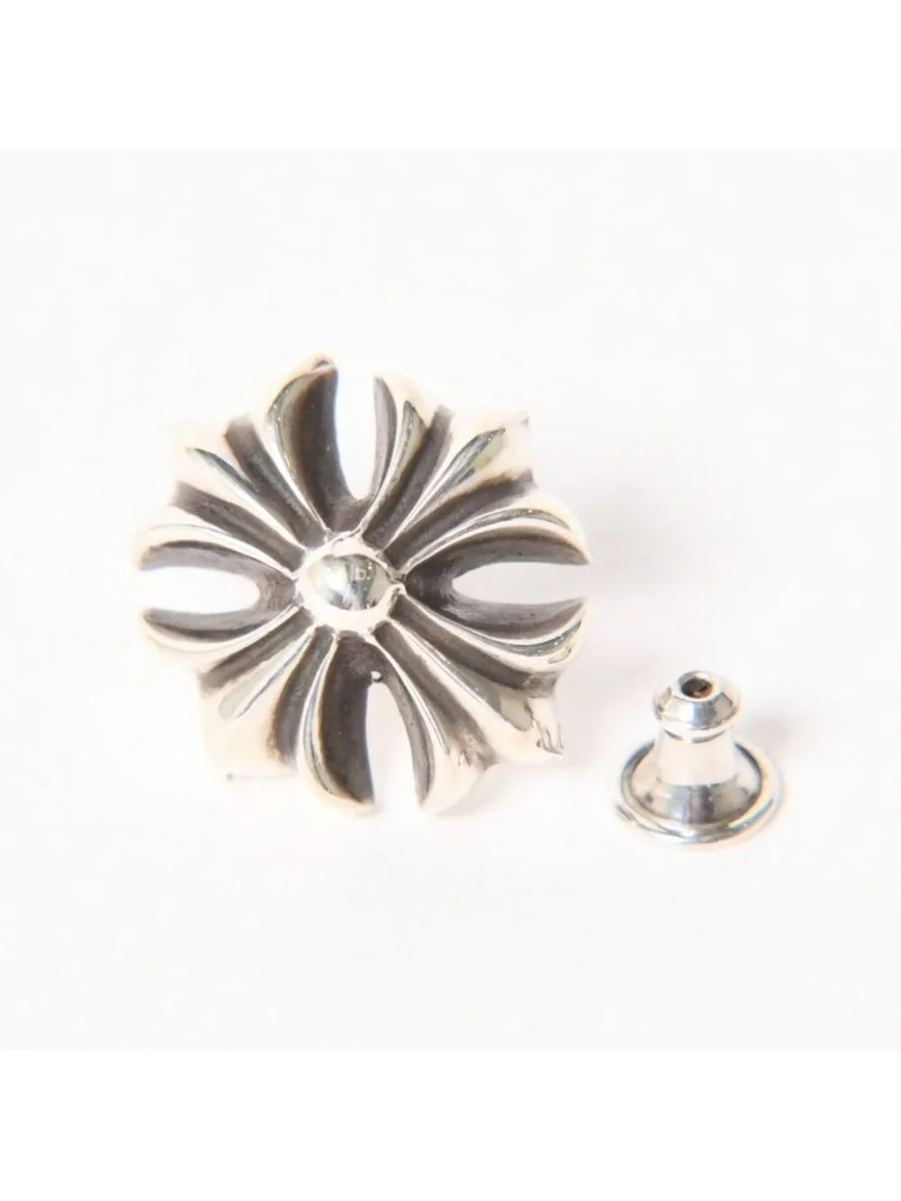 Chrome Hearts 4 CH Plus Studs 4 Large CH Stud Single Earrings 925